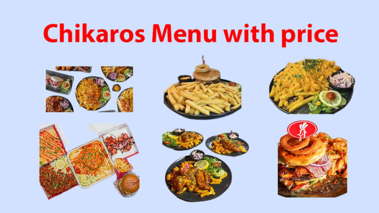 chikaros menu with price