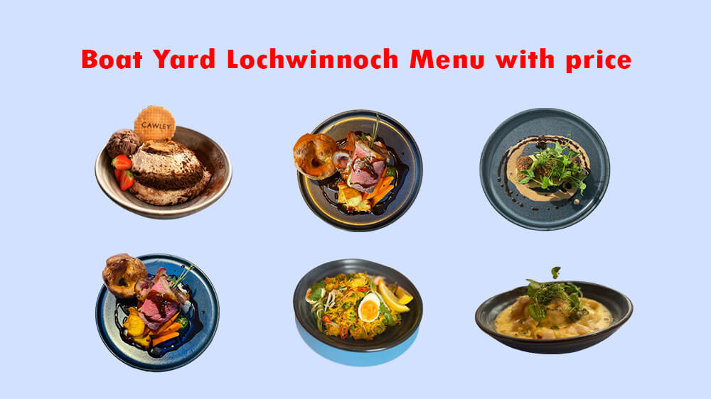 boat yard lochwinnoch menu with price