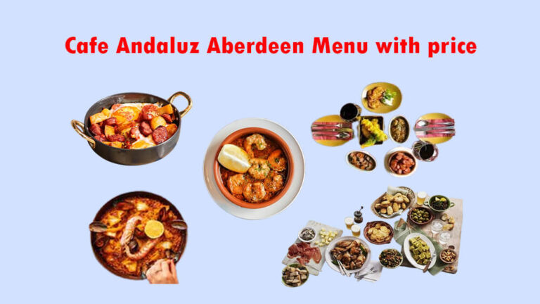 cafe andaluz aberdeen menu with price