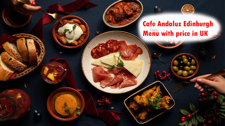 cafe andaluz edinburgh menu with price