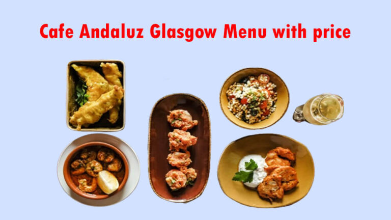 cafe andaluz glasgow menu with price