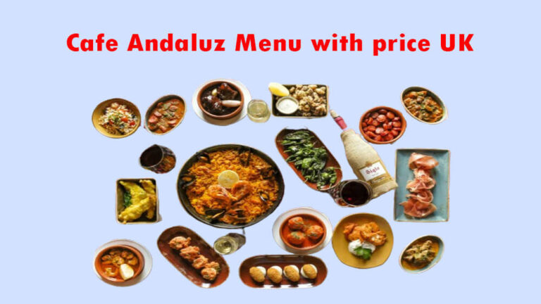 cafe andaluz menu with price