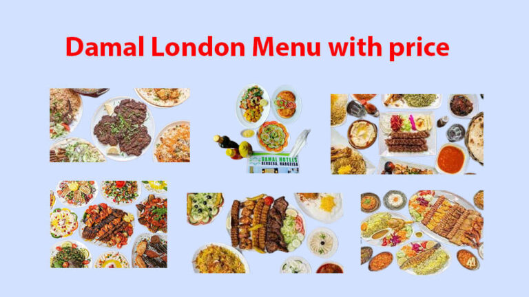 damal london menu with price