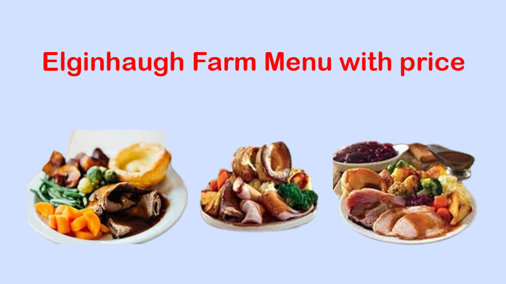 elginhaugh farm menu with price