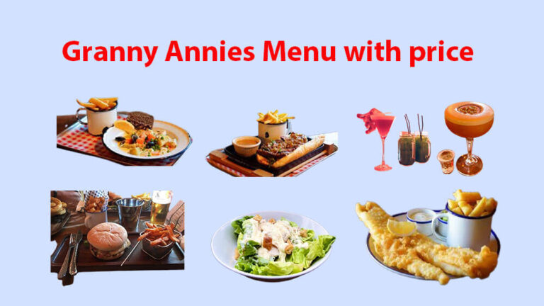 granny annies menu with price