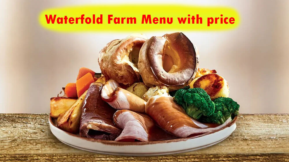 waterfold farm menu with price