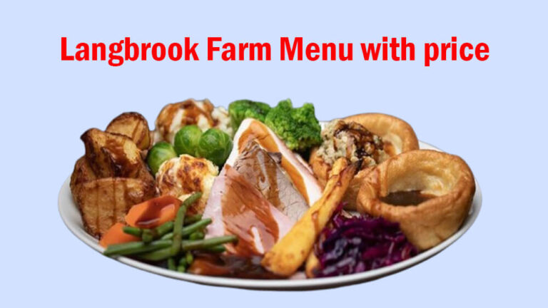 langbrook farm menu with price