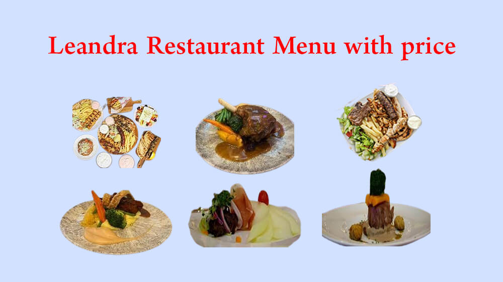 leandra restaurant menu with price