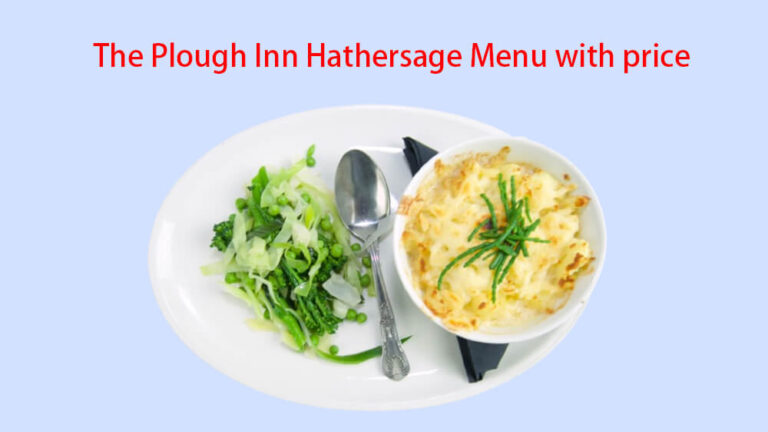 the plough inn hathersage menu with price