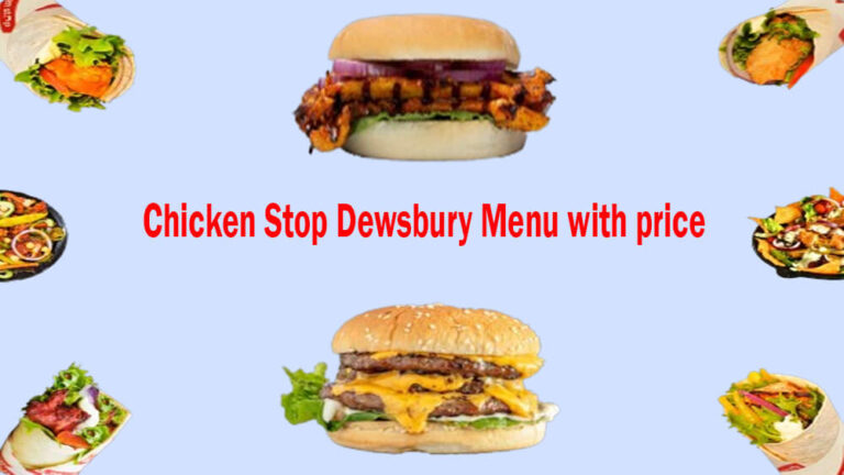 chicken stop dewsbury menu with price