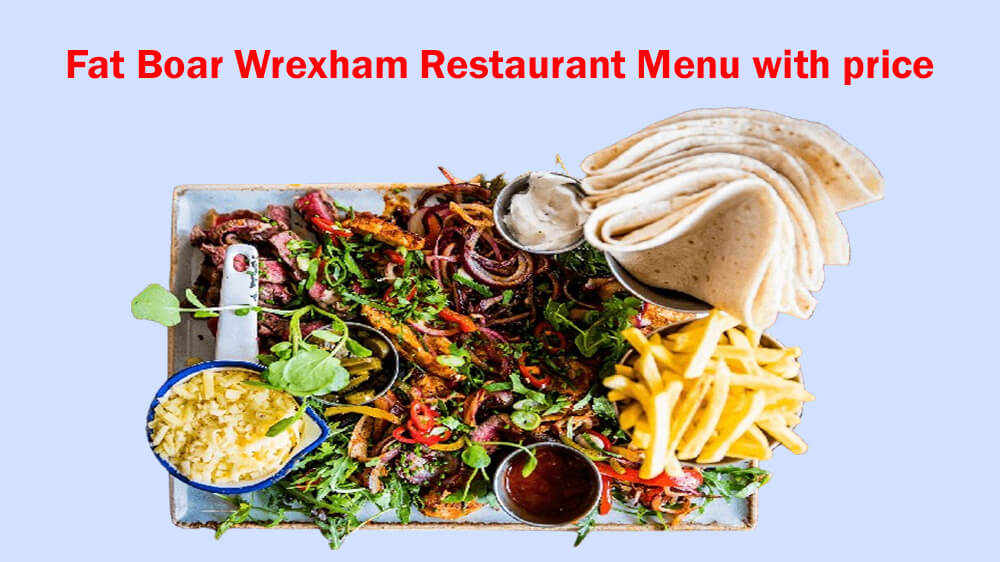 fat boar wrexham menu with price