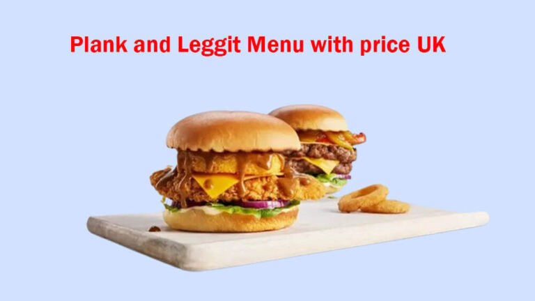 plank and leggit menu with price