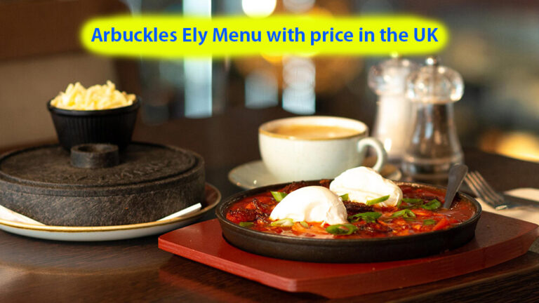 arbuckles ely menu with price