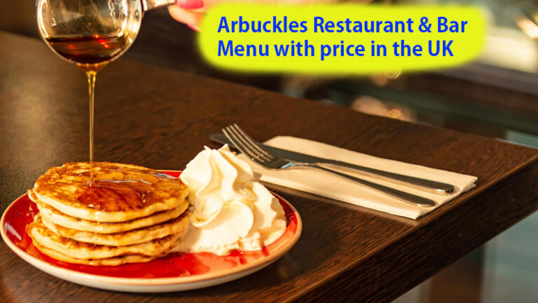 arbuckles restaurant & bar menu with price