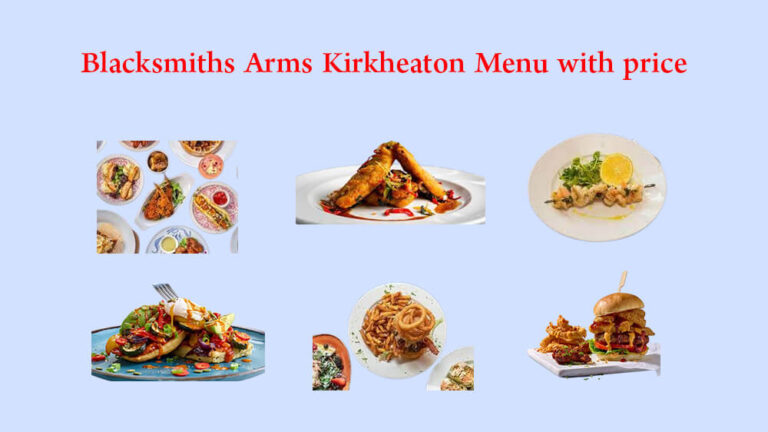 blacksmiths arms kirkheaton menu with price