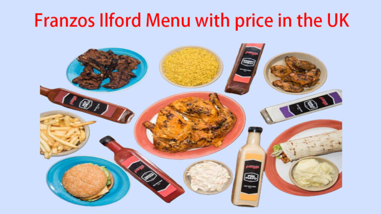 franzos ilford menu with price