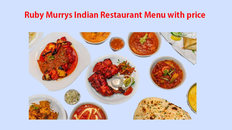 ruby murrys indian restaurant menu with price