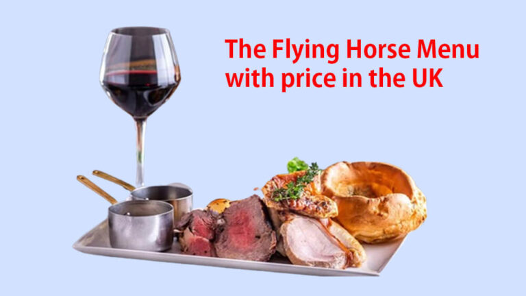 the flying horse menu with price