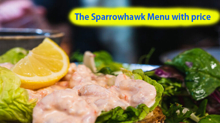 the sparrowhawk menu with price