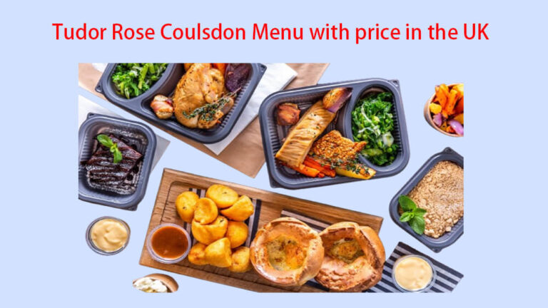 tudor rose coulsdon menu with price