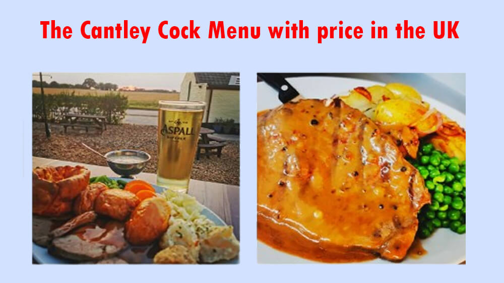 cantley cock menu with price