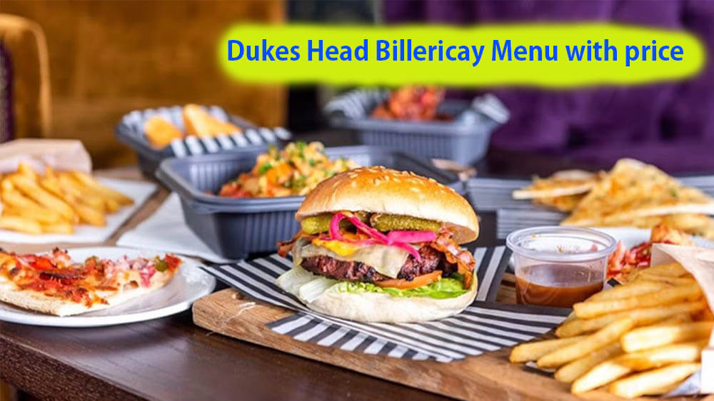 dukes head billericay menu with price