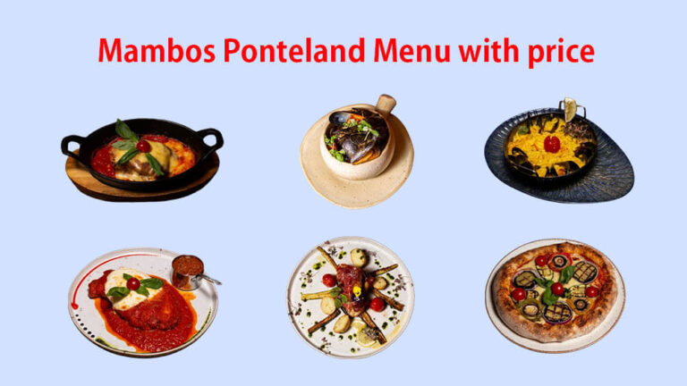 mambos ponteland menu with price