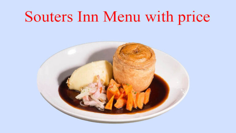 souters inn menu with price