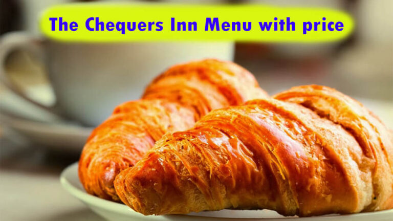 the chequers inn menu with price