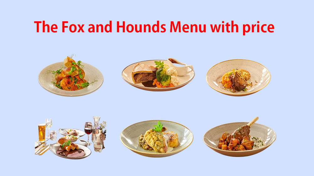 the fox and hounds menu with price